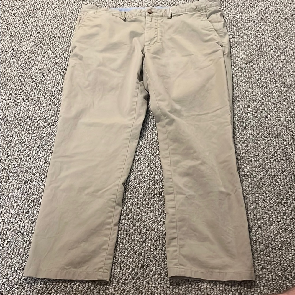 Ralph Lauren Tan Chinos with Straight Leg Cut